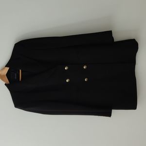 Zara Long Blazer with Shoulder Pads | M